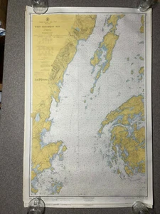 1959 US Coast + Geodetic Survey Map Chart 310 Penobscot Bay MAINE 27x39 Poster - Picture 1 of 12