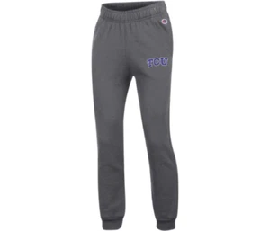 $40 TCU Horned Frogs CHAMPION Boys Jogger Pants - Heather Gray - Youth M (7-8) - Picture 1 of 1