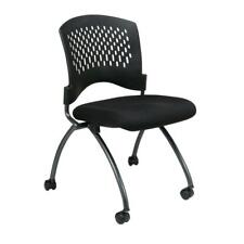 Office Star Products Office Chair 18.25"x24.5"x22"Coal FreeFlex Rolling Set of 2