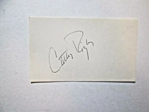 Cathy Rigby    Hand Signed Index Card USA Olympic Team Member - Picture 1 of 1