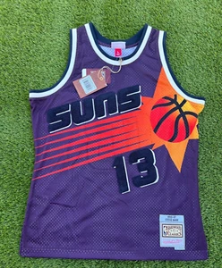 NWT Phoenix Suns Steve Nash #13 Retro Authentic NBA Basketball Jersey Large - Picture 1 of 12