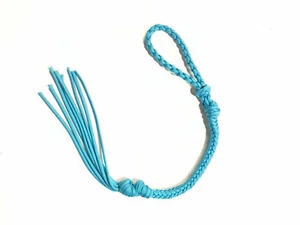 turquoise barrel racing whip, paracord horse tack - Picture 1 of 3