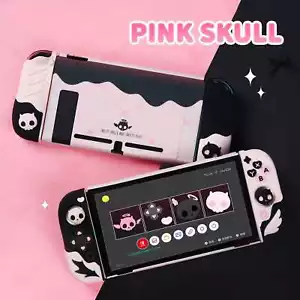 GeekShare Hülle für Nintendo Switch/OLED HardShell Silikon Joycon Abdeckung Schädel - Bild 1 von 19