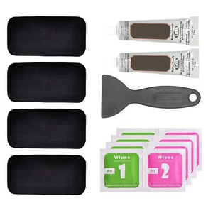 Rectangular Trampoline Mat Repair Kit-Glue On Patch-Repairs Holes & Tears - Picture 1 of 10