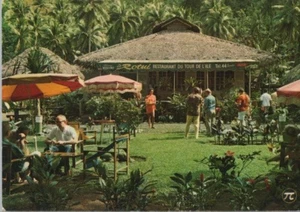 La Rotui Restaurant Faaone Tahiti Continental Chrome Postcard - Picture 1 of 2