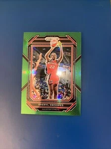 2023 Panini WNBA Prizm Green Refractor #100 Sheryl Swoopes Houston Comets - Picture 1 of 1