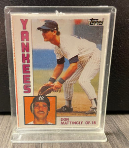 Don Mattingly 1990 Topps Double Headers 1984 Rookie New York Yankees