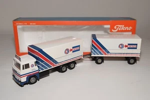 S TEKNO SCANIA 141 M BOERS LKW MIT ANHÄNGER NEUWERTIG VERPACKT - Bild 1 von 7