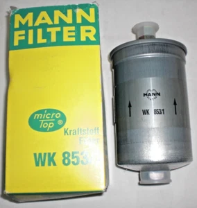 Fuel Filter Mann WK 853/1 Audi 80 90 Coupe VW Caddy Golf Jetta Passat Sciro - Picture 1 of 5
