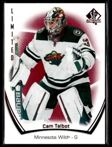 2021-22 SP Authentic limited red Cam Talbot #7 - Picture 1 of 2