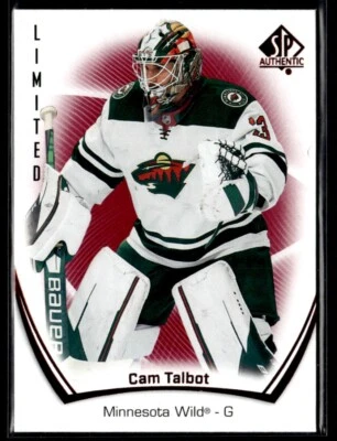 2021-22 SP Authentic limited red Cam Talbot #7 - Image 1 of 2
