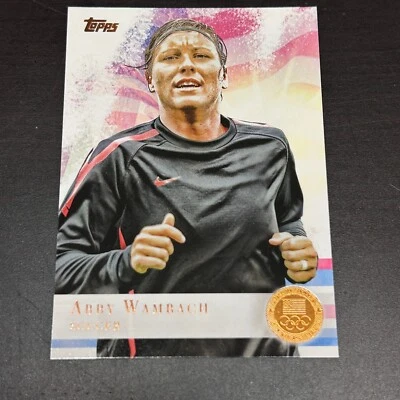 2012 Topps Abby Wambach #93 ROOKIE CARD (RC) Summer Olympics. - Image 1 of 2