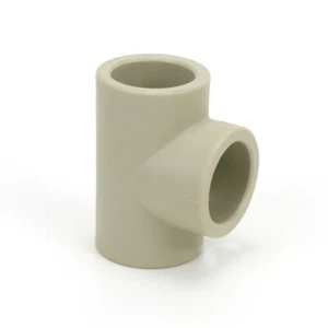 PPH Tee PP Hot Melt Water Pipe Fittings Tee Plastic Chemical Pipe Fittings New - Picture 1 of 5