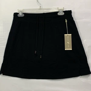 Green Tea Womans NWT Skort Black Size Medium tie Waist - Picture 1 of 9