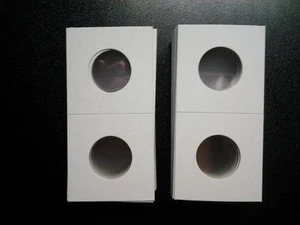 New 2x2 Quarter Cardboard Coin Holders Flips Qty of 200 Protector Washington - Foto 1 di 1