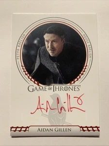 2024 Game of Thrones Legends Of The Realm Aidan Gillen Petyr Baelish Auto - Picture 1 of 6