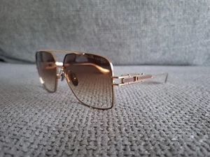 DITA Grand Emperik Sonnenbrille DTS159-A-05 Roségold & Braun Grün 61-14 - Bild 1 von 9