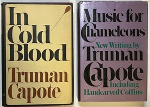 Lot of 2 Truman Capote:  In Cold Blood ~ Music for Chameleons ~ HC - Picture 1 of 2
