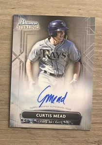 2022 Bowman Sterling Prospect Auto Curtis Mead #PA-CMD Auto - Bild 1 von 1