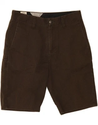 VOLCOM Mens Cargo Shorts W28 Small  Brown Cotton CG05 - Image 1 of 3