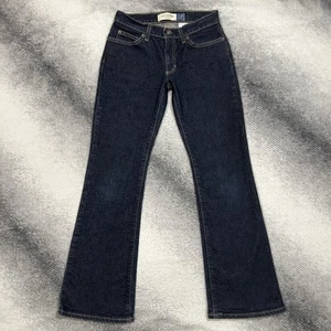 2007 Gap Low Rise Flare Jeans Women’s Size 0 Y2K 2000s Bratz Dark Wash - Picture 1 of 9