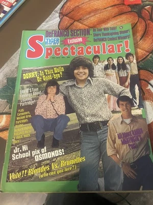 Tiger Beat Spectacular Magazine Dec 1973bDefranco Family Osmonds - Image 1 of 4