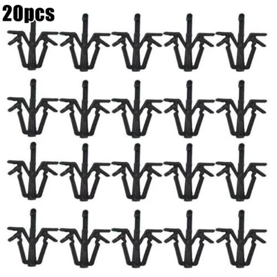 Clips Grille Car 20pcs Accessories Black Replacement Retainer 90467-12040 - Image 1 of 4