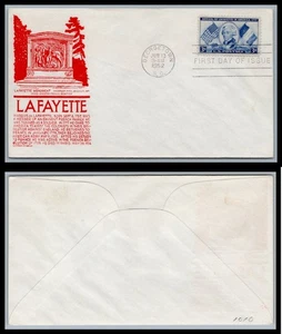 US FDC # 1010 3c Lafayette Anderson S.Cancel 1952, 0a1764 - Picture 1 of 1