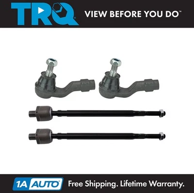TRQ Inner and Outer Tie Rod Set For 1999-2005 Mazda Miata - Image 1 of 4