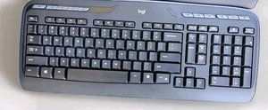 LOGITECH Y-R0067 WIRELESS KEYBOARD Only No Receiver Black Untested (820-008582) - Picture 1 of 17