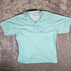 Columbia PFG Perfect Cast Polo Hombres L Omni-Sombra Ventilación Malla Verde azulado Deporte UPF30 - Imagen 1 de 16