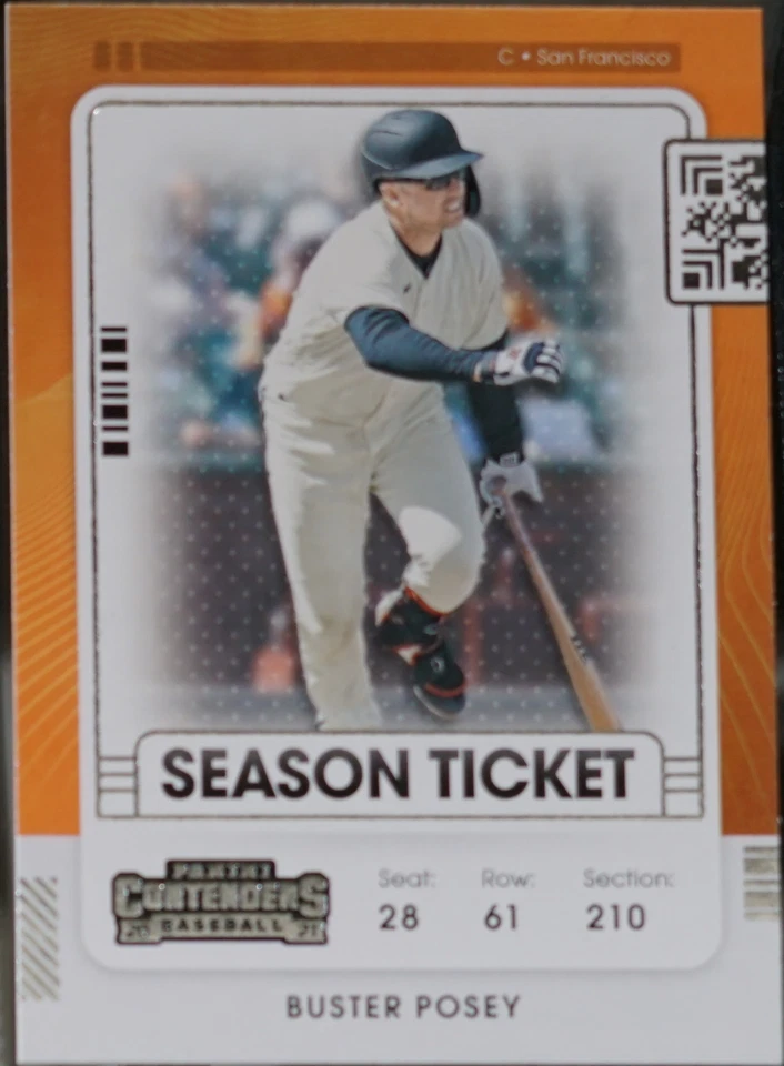 2021 Panini Contenders - Green Baseball Buster Posey #34 NM - Image 1 of 1