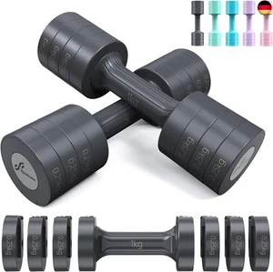 Sportneer Verstellbare Hanteln Set ? Hanteln Frauen Set je 1?2,5?kg, 4-in-1 - Bild 1 von 8