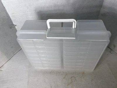 Storage Large Photo And Craft Keeper Holds 4"x6" Photos 16 Cases CLEAR - Image 1 of 4