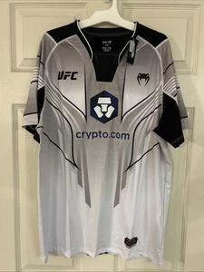 UFC Venum Authentic Fight Night Herren Walkout Trikot Herren Gr. L weiß grau schwarz - Bild 1 von 4