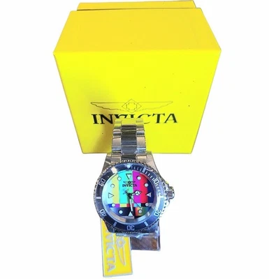 Invicta Pop Art Men's 40mm Stainless Steel Water Resistant Quartz Watch 49061 - Image 1 of 4