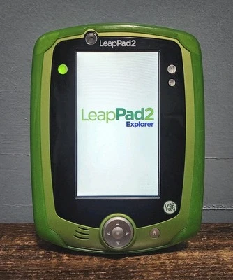 LeapFrog, LeapPad 2 Power Learning Tablet, Green w/Rubber Sleeve [Tested] - Image 1 of 4