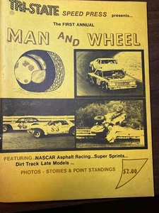 Man and Wheel Auto Racing Magazine NASCAR Photos Stories 1973 RARE 1st Issue - Picture 1 of 8