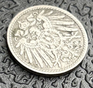 🔥Germany Empire 5 Pfennig Nazi 1902 G Excellent Shape Shield Hitler - Picture 1 of 4