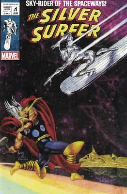 Silver Surfer Black #1 Joe Jusko Ex Masterpiece Thor #4 Homage Variant VF/NM - Image 1 of 2