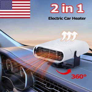 12V Car Heater Defroster Air Purification Fast Heating Plug in Cigarette Lighter - Picture 1 of 13