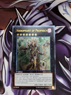 Yugioh Hierophant of Prophecy REDU-EN045 Ultimate Rare - Bild 1 von 2