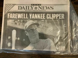NY Daily News Tues March 9 1999 - Farewell Yankee Clipper - 32 page wrap section - Picture 1 of 2
