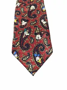 Disney Mickey Unlimited By Balancine Neck Tie Polyester Donald Goofy Unisex - Picture 1 of 6