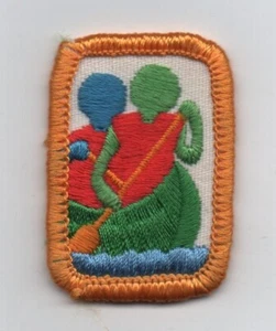 Paddle, Pole, and Roll, Patch Progetto Interesse, Girl Scouts of America (1983-96) - Foto 1 di 1