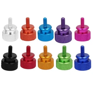 4pcs M3x7mm   Knurl High Step Head Hand Tighten Thumb Screw Curtain Wall Glass L - Picture 1 of 10