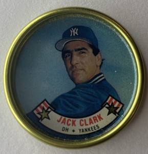 Jack Clark 1988 TOPPS METAL SPORTS COIN BASEBALL (BA) #9 NL