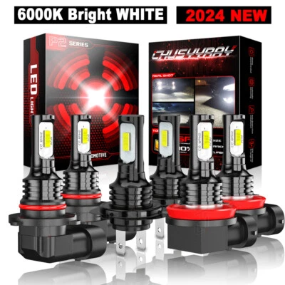LED For Suzuki Grand Vitara 2007 2008 2009 2010 Headlight Fog Light Combo Bulb - Image 1 of 4