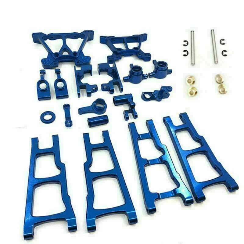 1set Aluminum Metal Upgrade Parts Kit for Traxxas Slash 4x4 1/10 RC Truck Car US