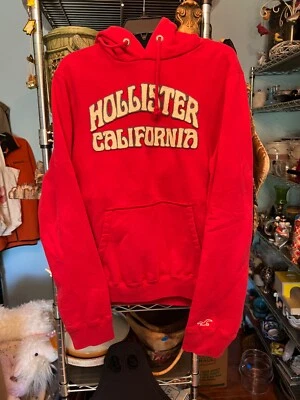 Hollister California Y2K Logo Vintage Mujer Manga Larga Sudadera con Capucha Talla L Foto 1 de 4